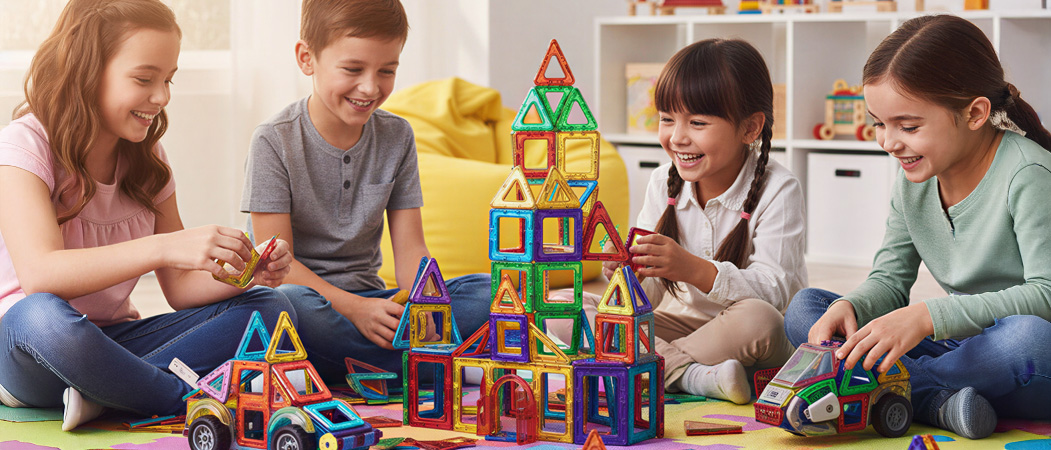 Magnetické stavebnice LELINO kids