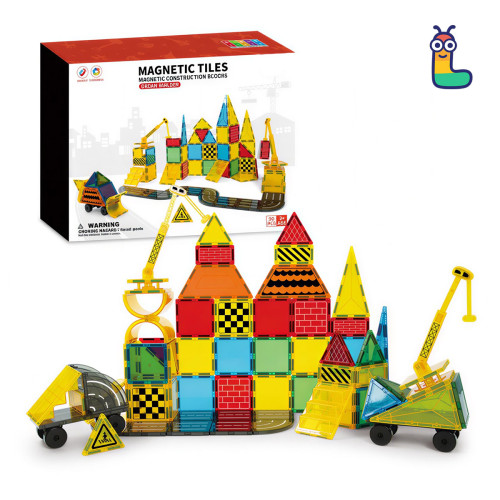 Magnetická stavebnica LELINO Build 90 ks