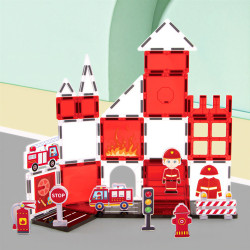 Magnetická stavebnica LELINO Fantasy Fire Control 48ks