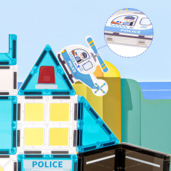 Magnetická stavebnica LELINO Fantasy Police 42 ks