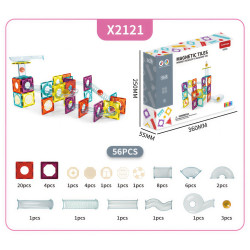 Magnetická stavebnica LELINO Roller 56 ks