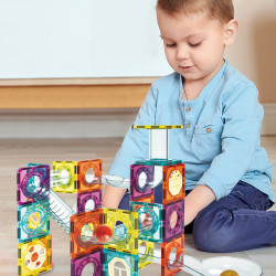 Magnetická stavebnica LELINO Roller 56 ks