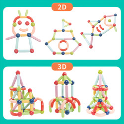 Magnetická stavebnica LELINO Sticks 32 ks